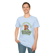 Load image into Gallery viewer, Corporate Challenge T-Shirt — 16th Annual Southern Tier Event Tee (Squirrel Mascot)