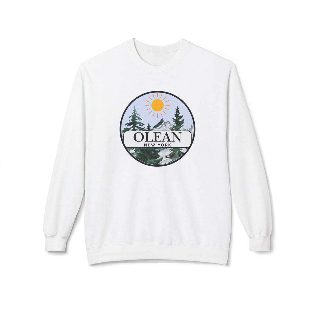 Olean, NY Unisex Midweight Softstyle Fleece Crewneck Sweatshirt