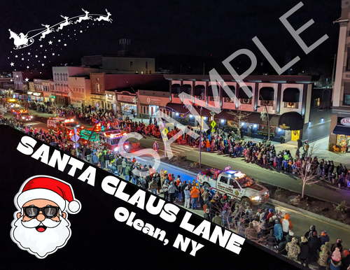 Santa Claus Lane Postcard