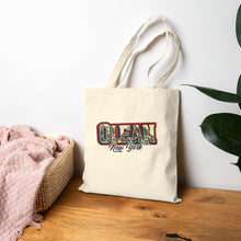 Load image into Gallery viewer, Olean New York Retro Postcard Canvas Tote