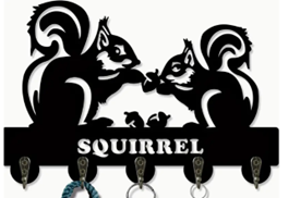 Squirrel Key Holder Wooden – Greater Olean Area Chamber of Commerce