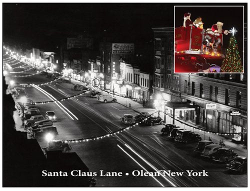 Santa Claus Lane Postcard