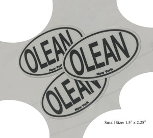 Olean, NY -  Small Window Sticker